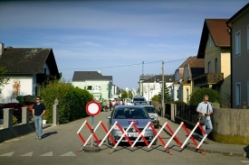 Amstetten je mal&eacute; okresn&iacute; město.